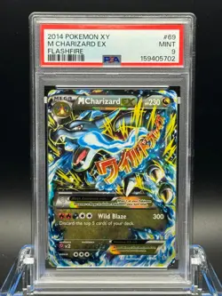 PSA 9 MINT ✨ - 2014 Pokemon - M Charizard EX 69/106 Flashfire Holo - Image 1