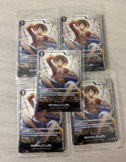 Monkey.D.Luffy (Tin Pack Set Vol. 2) One Piece Promotion Card Set Of 5 Sealed!! - Image 1