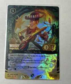 Disney Lorcana Woody Top 8 Promo- Jungle Guide Pl Foil 54/P3 English - Image 1