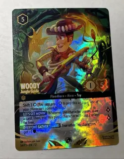 Disney Lorcana Top 8 Promo Woody - Jungle Guide 54/P3 Foil - Image 1