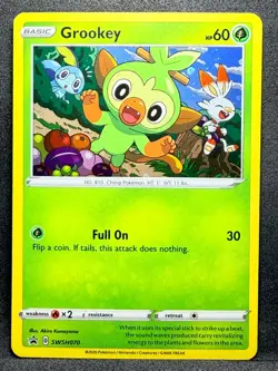 Grookey - Holo Promo SWSH: Sword & Shield Promo Cards SWSH070 NM - Image 1