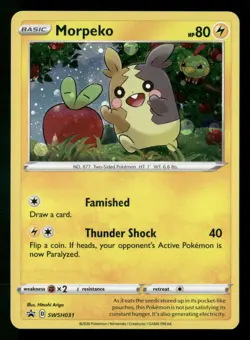 Morpeko Promo SWSH: Sword & Shield Promo Cards SWSH031 NM - Image 1