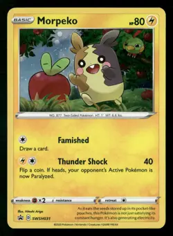 Morpeko - Promo SWSH: Sword & Shield Promo Cards SWSH031 NM - Image 1