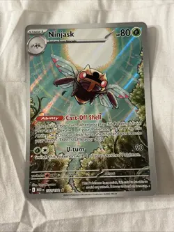 Pokemon TCG Ninjask Illustration Rare Card #137/132 Mega Evolutions - Image 1