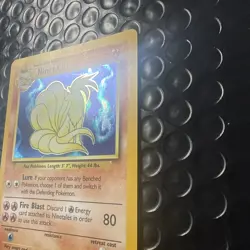 Ninetails Holo Rare Pokemon TCG Base Set Lightly Played 12/102 - Image 3