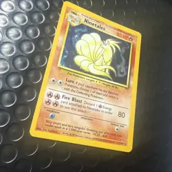 Ninetails Holo Rare Pokemon TCG Base Set Lightly Played 12/102 - Image 5