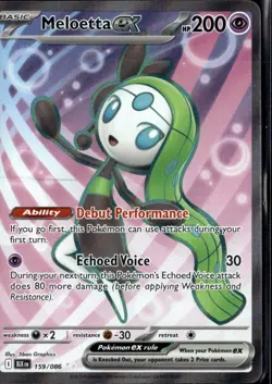 Meloetta ex - 159/086 [BLK - 159/086] - Ultra Rare - NM - Image 1
