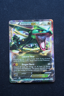 Rayquaza EX 85/124 Holo EX Rare Dragons Exalted Pokemon NM-LP - Image 1