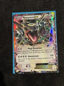 Pokemon TCG Rayquaza EX XY69 XY Promo Full Art Holo English 2014 LP-NM 🔥 shiny - Image 2