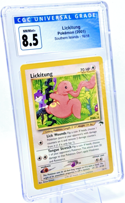 ‼VINTAGE‼2001 Pokemon English Southern Islands LICKITUNG 16/18 CGC 8.5 NM/MT+ - Image 2