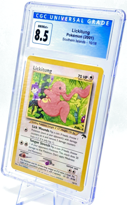 ‼VINTAGE‼2001 Pokemon English Southern Islands LICKITUNG 16/18 CGC 8.5 NM/MT+ - Image 3