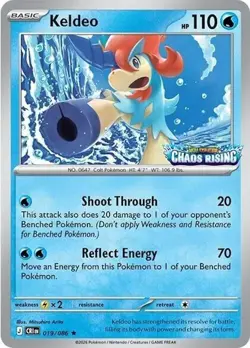 Pokemon TCG | Keldeo - Chaos Rising | Stamped Promo | Sealed - Image 4