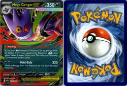 MEGA GENGAR EX 056/094 DOUBLE RARE PHANTASMAL FLAMES POKEMON NM - Image 3