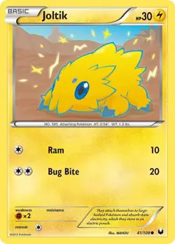 Pokemon TCG: Joltik Reverse Holo (Dark Explorers) 41/108 - Image 1