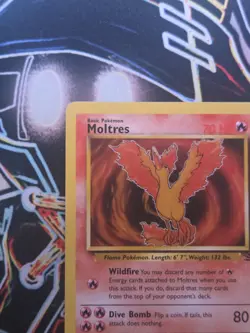 Pokemon TCG - Moltres 27/62 - Non Holo Rare - Fossil Unlimited - Vintage - Image 3