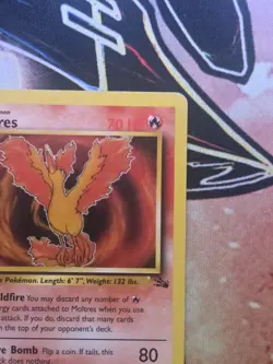 Pokemon TCG - Moltres 27/62 - Non Holo Rare - Fossil Unlimited - Vintage - Image 4