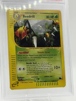 Beedrill Holo H4/144 2003 Skyridge Pokemon PSA 7 - Image 1