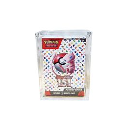 6 Booster Pack Bundle Acrylic Display Case Pokemon UV protection - Image 3