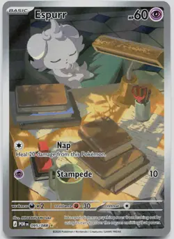 Espurr 095/088 Holo Illustration Rare Perfect Order Pokemon Holo Near Mint - Image 1