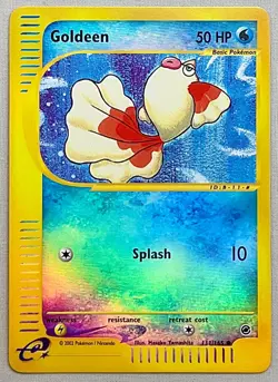 Pokemon Goldeen #111/165 Reverse Holo - 2002 Expedition Set - NM or Better Cond. - Image 1
