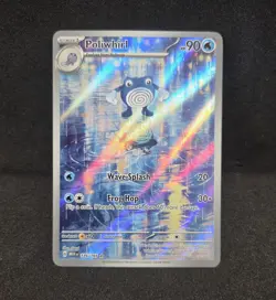 Poliwhirl 176/165 Illustration Rare 151 Pokemon Full Art Rare - Image 1
