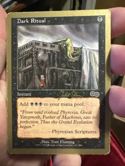 Dark Ritual - Jakub Slemr - 1999 ~ LP World Championship I MTG Magic - Image 1