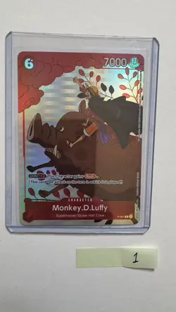 Bandai Monkey D. Luffy P-001 2023 Gift Collection EN Foil Promo 7000 - Image 1