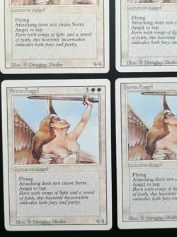 MtG | 4 x Serra Angel | Revised Edition | Magic the Gathering | Set - Image 4