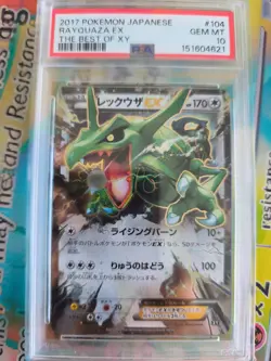 Pokemon Karte Card Rayquaza Ex The Best Of XY Pop 478 japanese PSA 10 - Image 2