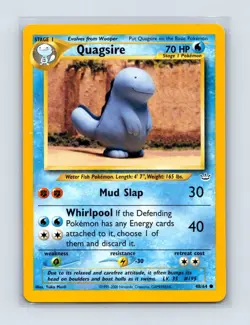 Quagsire 48/64 Common Neo Revelation Pokemon Unlimited Lightly Played - Image 1