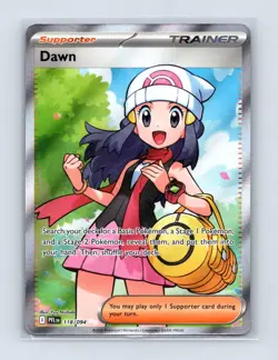 Dawn 118/094 Ultra Rare Phantasmal Flames Pokemon Holo Lightly Played - Image 1