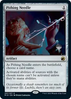 Pithing Needle - Near Mint MTG Promo Pack: Innistrad: Midnight Hunt - Image 1