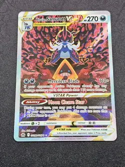 Pokemon TCG Hisuian Samurott VSTAR GG52/GG70 Crown Zenith Galarian Gallery NM - Image 2