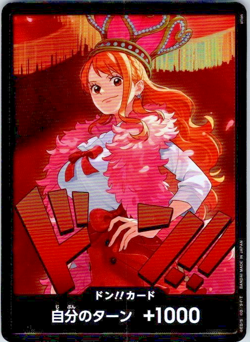 DON !! Card (Nami) EB03 - Japanese One Piece Heroines Edition - Image 1