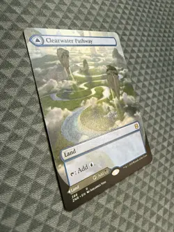 MTG Clearwater Pathway #286 Borderless Rare Zendikar Rising (ZNR) - Image 2