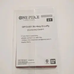 Monkey.D.Luffy OP13-001 Ichiban Kuji Exclusive One Piece TCG Promo Card - Image 2