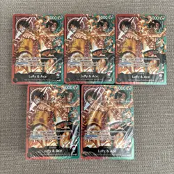 ONE PIECE TCG: (ST-30) Starter Deck EX: Luffy & Ace BRICK ONLY Lot Of 5 Sealed - Image 1