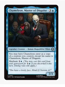 Chameleon, Master of Disguise | MTG Marvel Spider-Man | Clone PDH EDH NM - Image 1