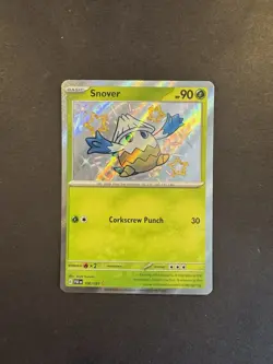 Pokemon Card Snover 100/091 Paldean Fates ✨ Baby Shiny ✨ Rare Near Mint - Image 1