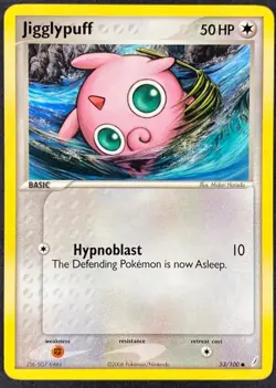Pokemon Jigglypuff 53/100 Crystal Guardians EXC BUY 2 CARDS GET 1 FREE!! - Image 1