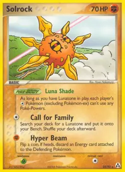 Solrock 25/92 Legend Maker - Pokemon PLAYED BUY 2 CARDS GET 1 FREE!! - Image 1