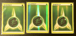 LOT OF 3 - Grass Energy (2011 Unnumbered) League & Championship Cards Holo - Image 1