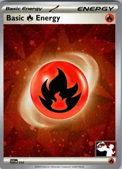 Basic Fire Energy - (Cosmos Holo) 010 Prize Pack Series Cards Holo NM - Image 1
