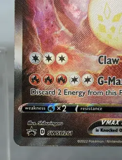 Pokemon Card Charizard VMax SWSH261 Ultra Sword & Shield Box Black Star Promo - Image 4
