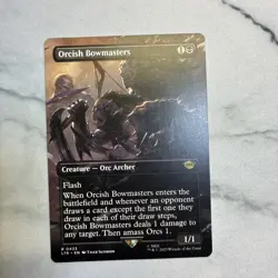 Orcish Bowmasters Borderless Foil Card, Universes Beyond: The Lord of the Rings - Image 1