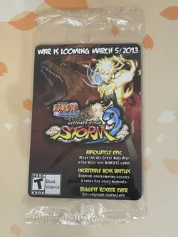 Naruto Promo Cards, Sealed Pack, - Image 1