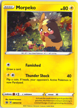 Morpeko SWSH: Sword & Shield Promo Cards SWSD SWSH116 Promo NM - Image 1