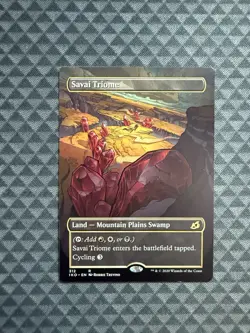 MTG Savai Triome #312 Showcase Rare Ikoria: Lair of Behemoths (IKO) - Image 1