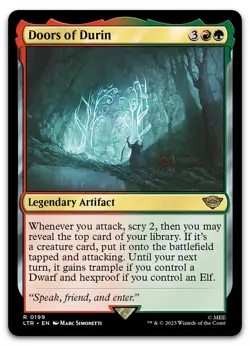 Doors of Durin #199 (NM) Lord of the Rings LTR Magic MTG - Image 1
