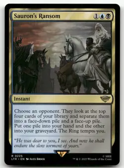 Sauron's Ransom #225 (NM) Lord of the Rings LTR Magic MTG - Image 1